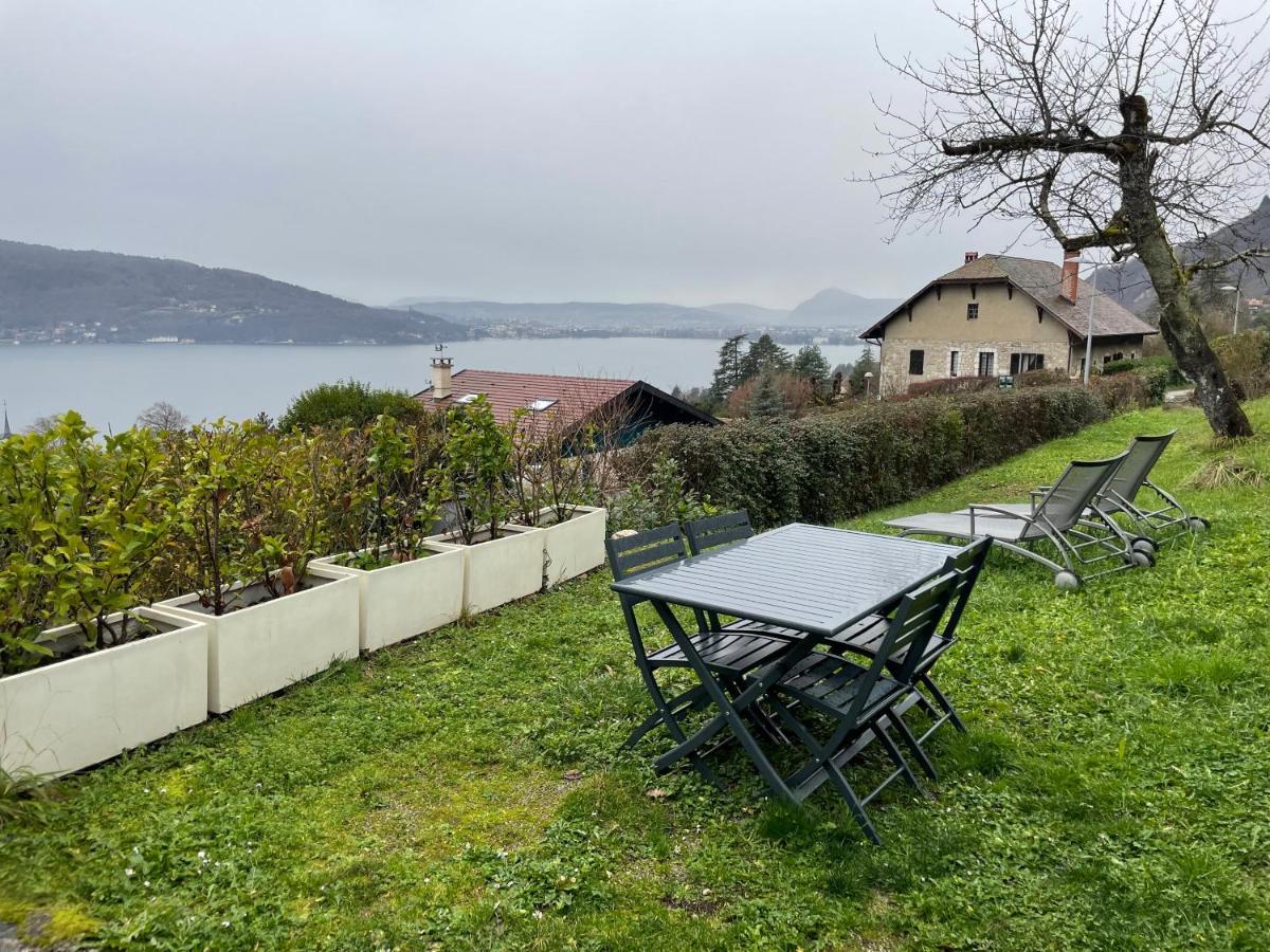 Maisonnette Vue Panoramique Lac D'Annecy Veyrier-du-Lac Luaran gambar